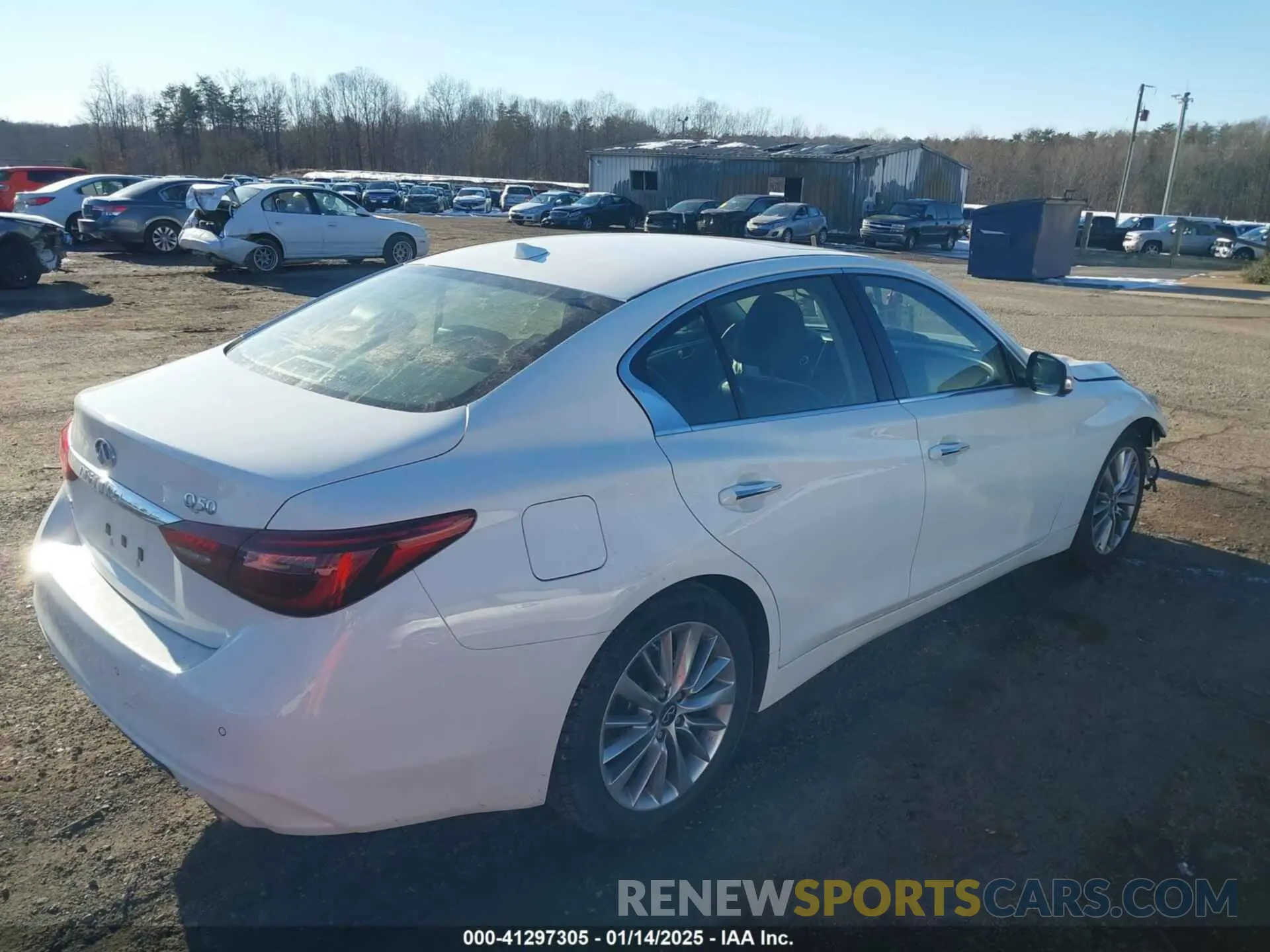 4 Photograph of a damaged car JN1EV7BR9MM756150 INFINITI Q50 2021