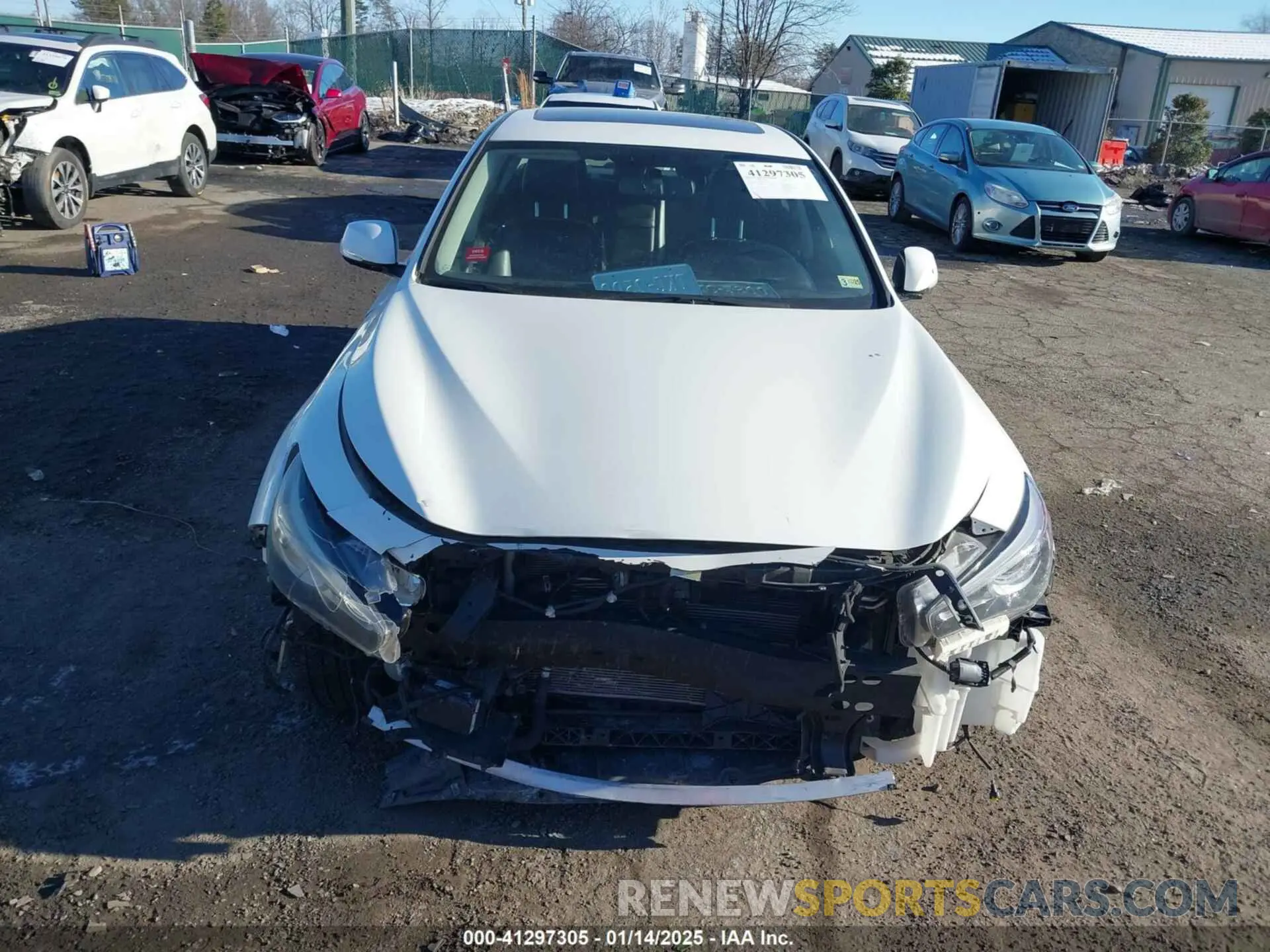 6 Photograph of a damaged car JN1EV7BR9MM756150 INFINITI Q50 2021