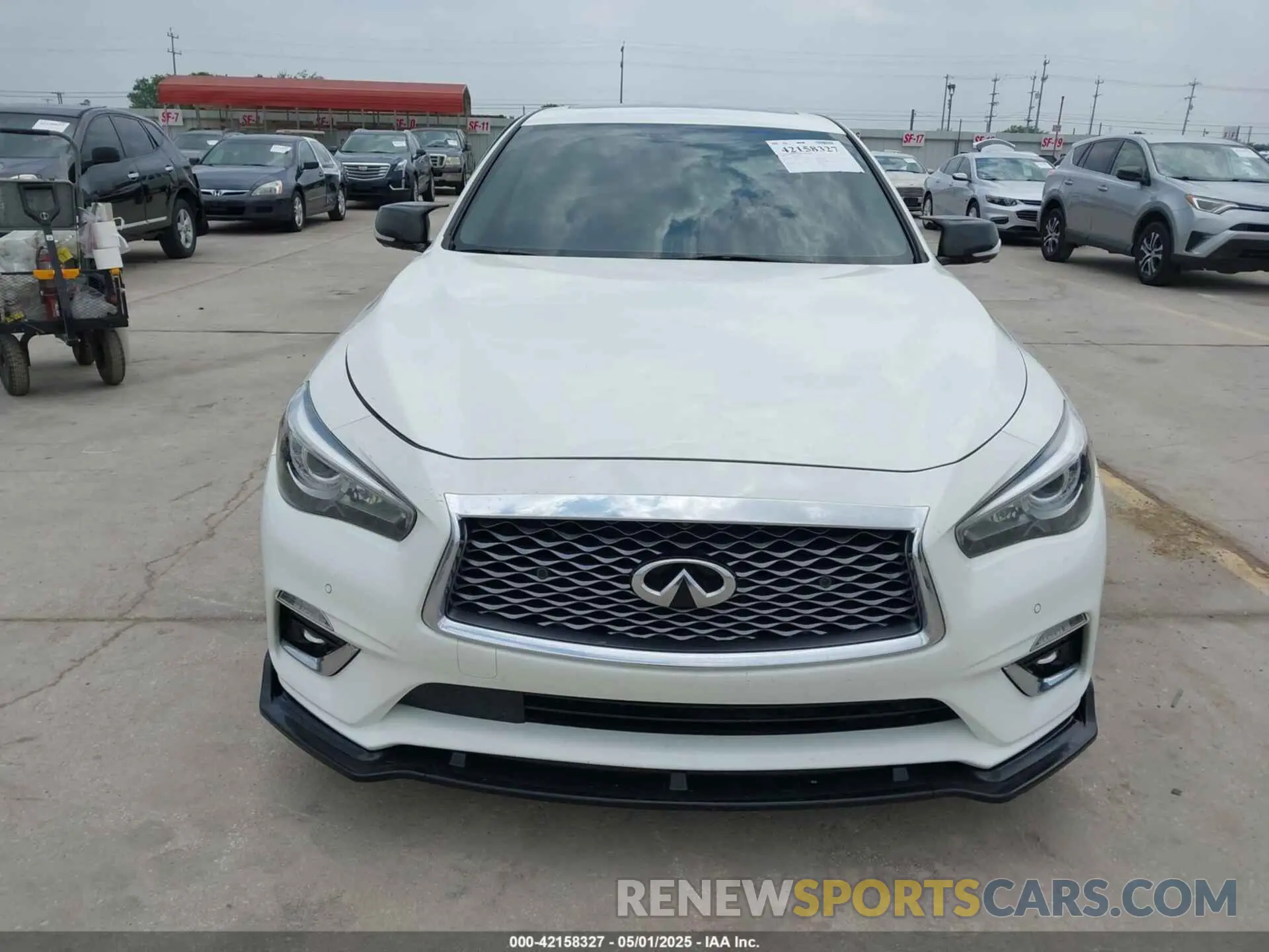 12 Photograph of a damaged car JN1EV7BRXMM752446 INFINITI Q50 2021