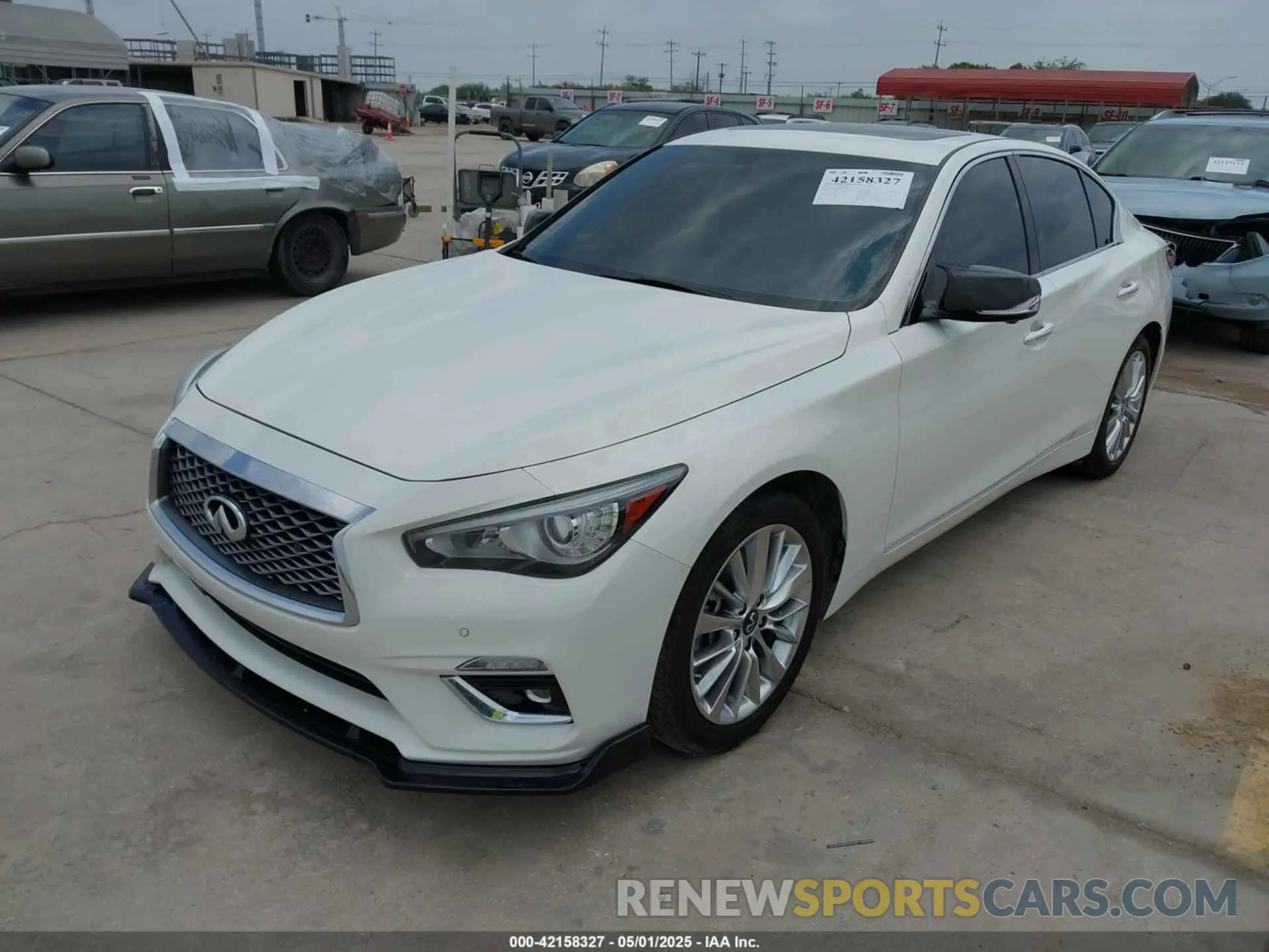 2 Photograph of a damaged car JN1EV7BRXMM752446 INFINITI Q50 2021