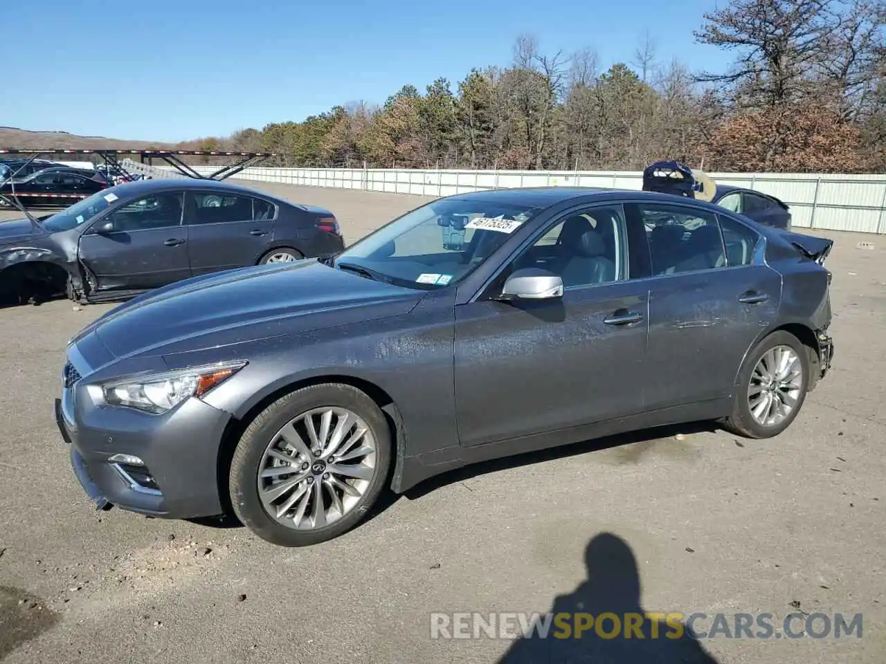 1 Photograph of a damaged car JN1EV7BRXMM753872 INFINITI Q50 2021