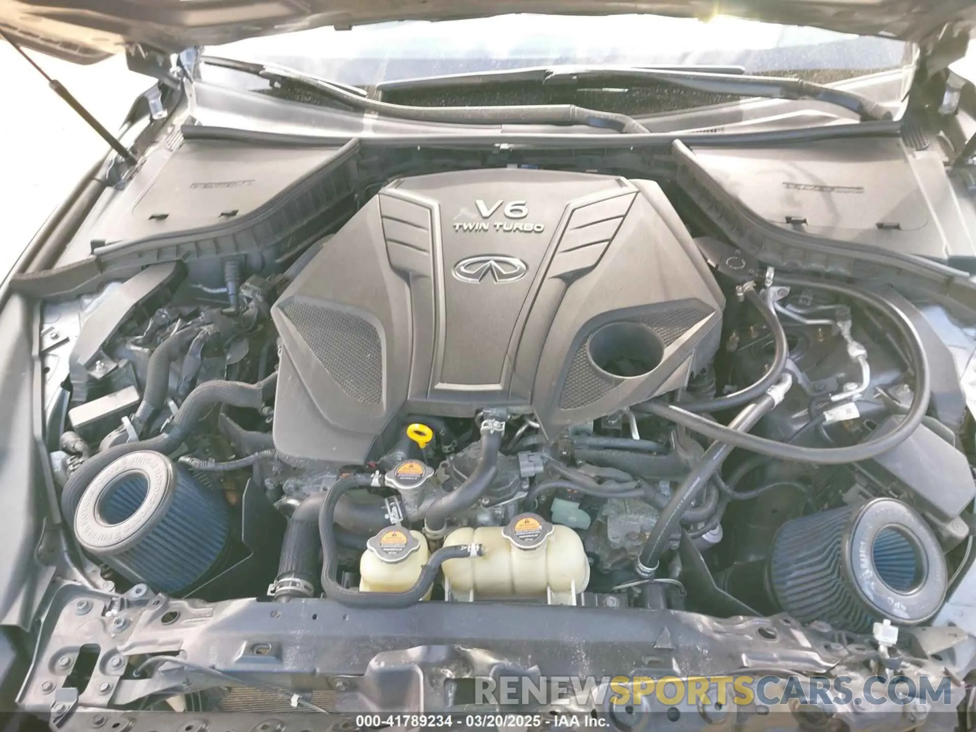 10 Photograph of a damaged car JN1EV7BRXMM755136 INFINITI Q50 2021