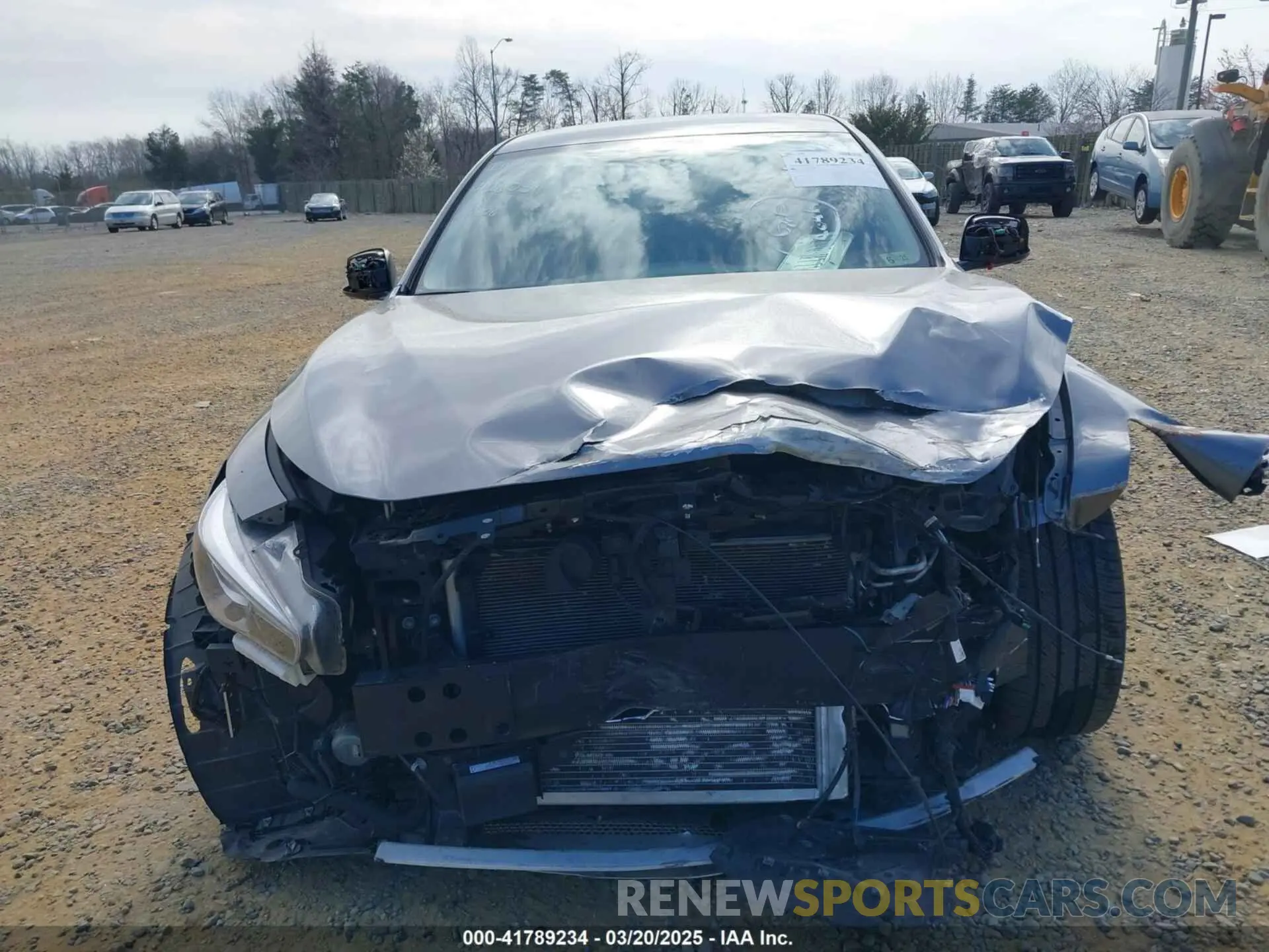 12 Photograph of a damaged car JN1EV7BRXMM755136 INFINITI Q50 2021