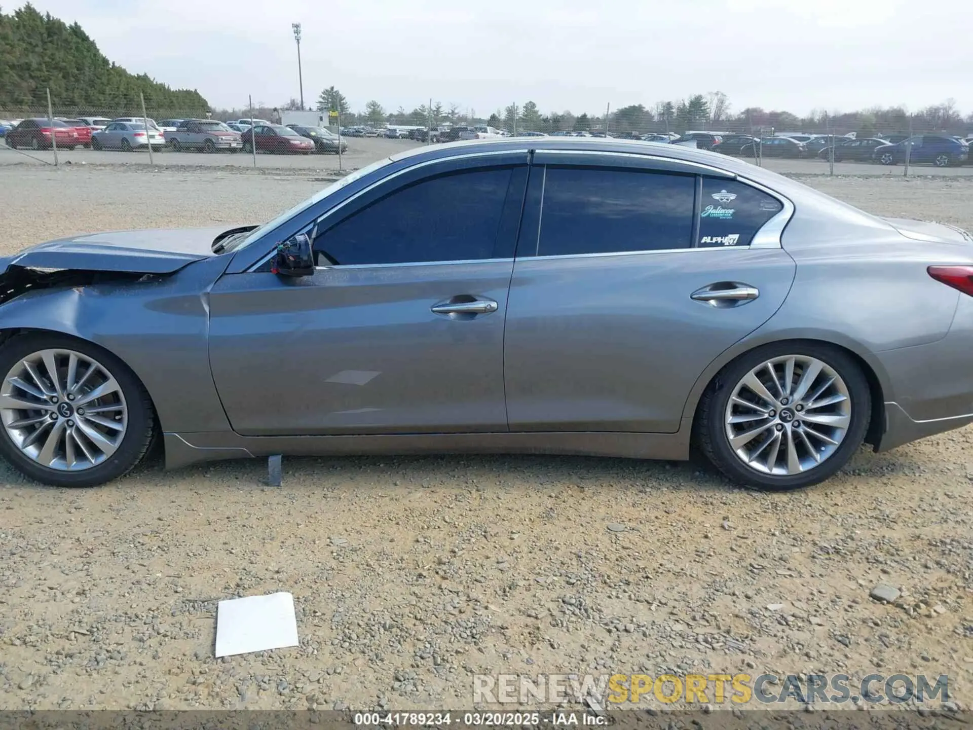 14 Photograph of a damaged car JN1EV7BRXMM755136 INFINITI Q50 2021