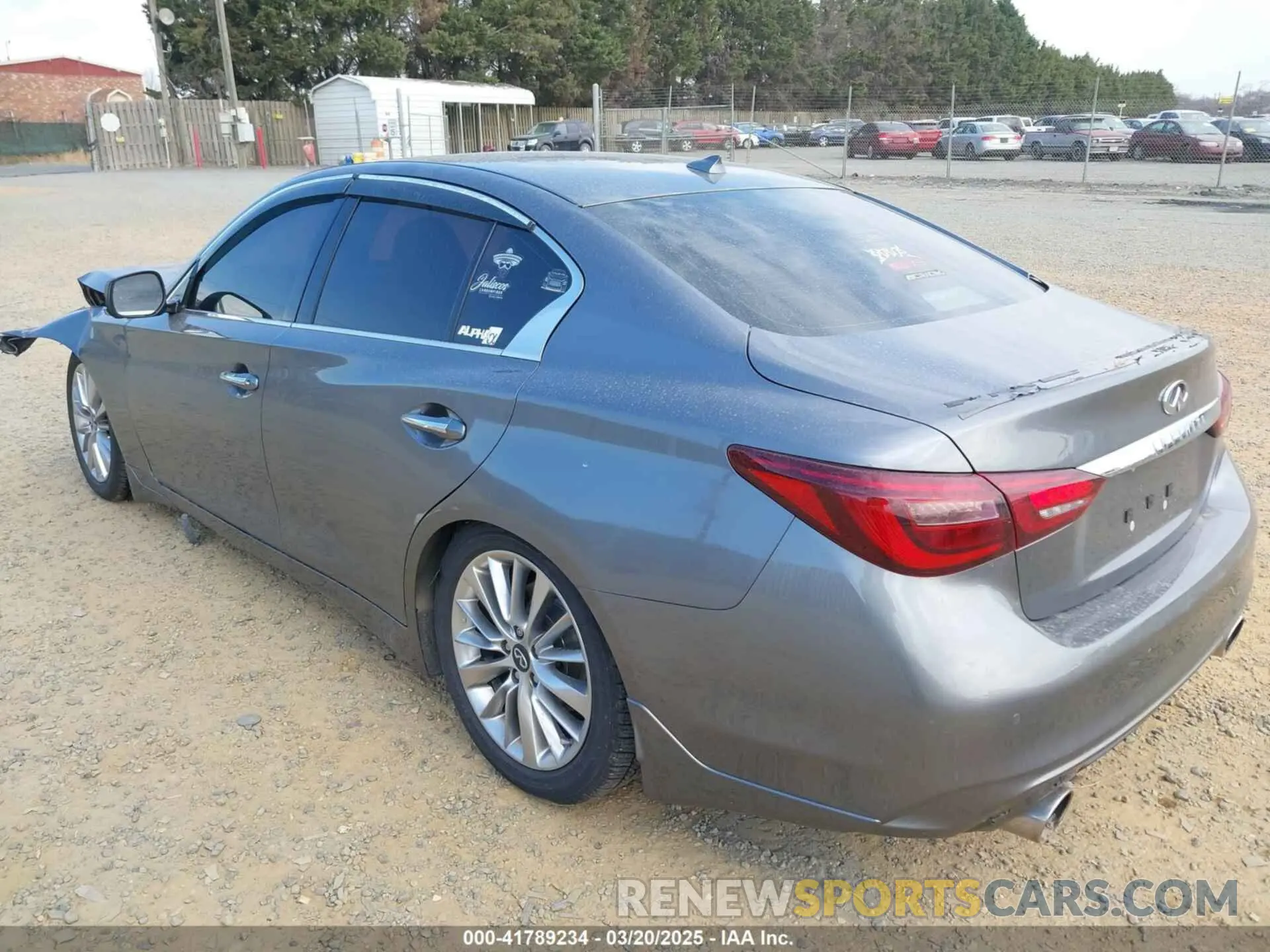 3 Photograph of a damaged car JN1EV7BRXMM755136 INFINITI Q50 2021