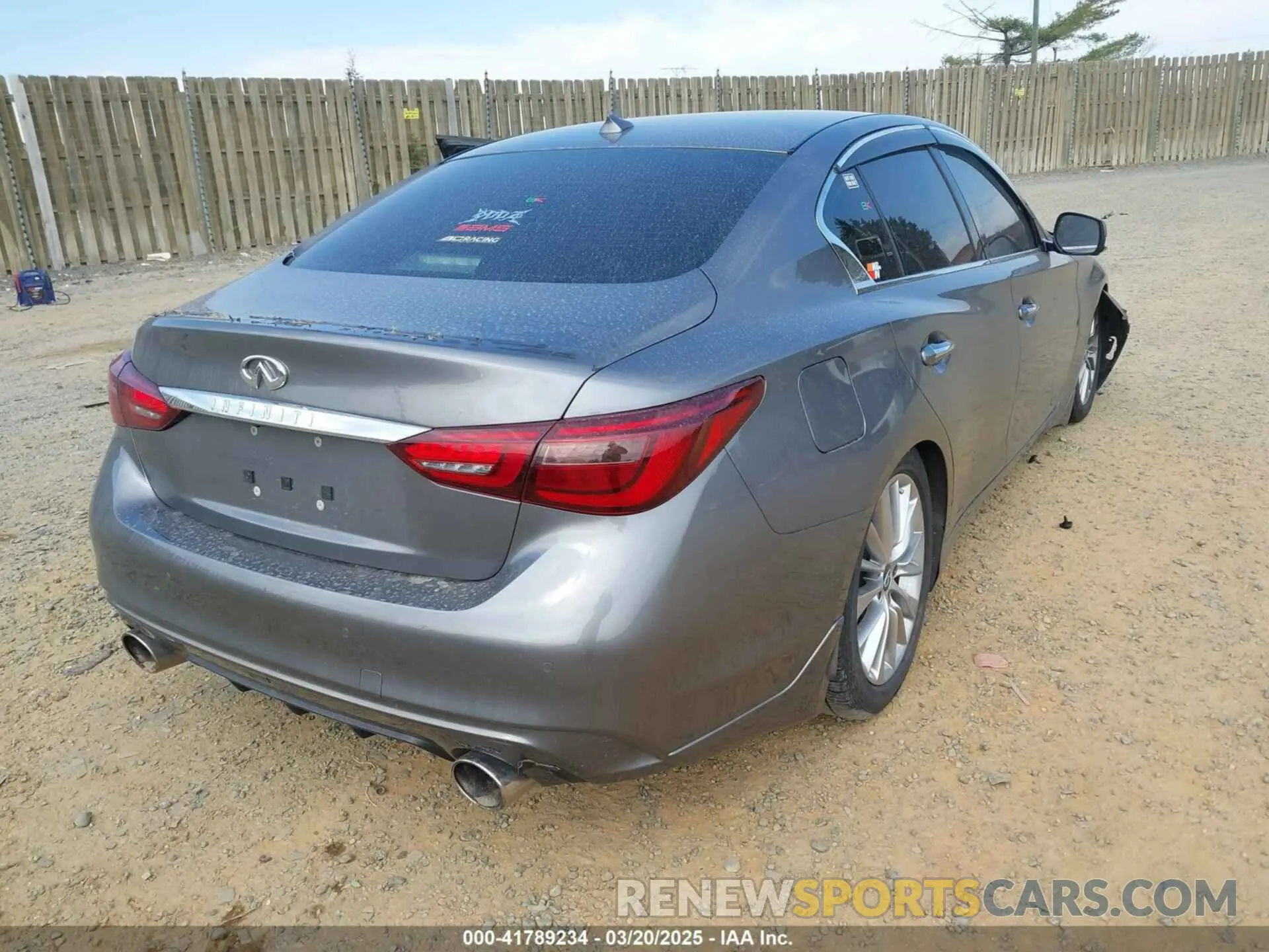 4 Photograph of a damaged car JN1EV7BRXMM755136 INFINITI Q50 2021