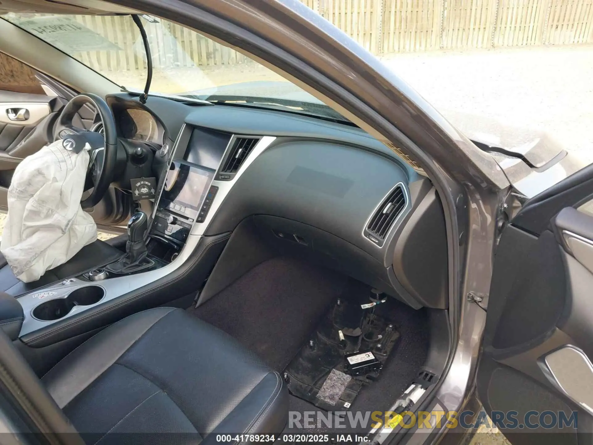 5 Photograph of a damaged car JN1EV7BRXMM755136 INFINITI Q50 2021