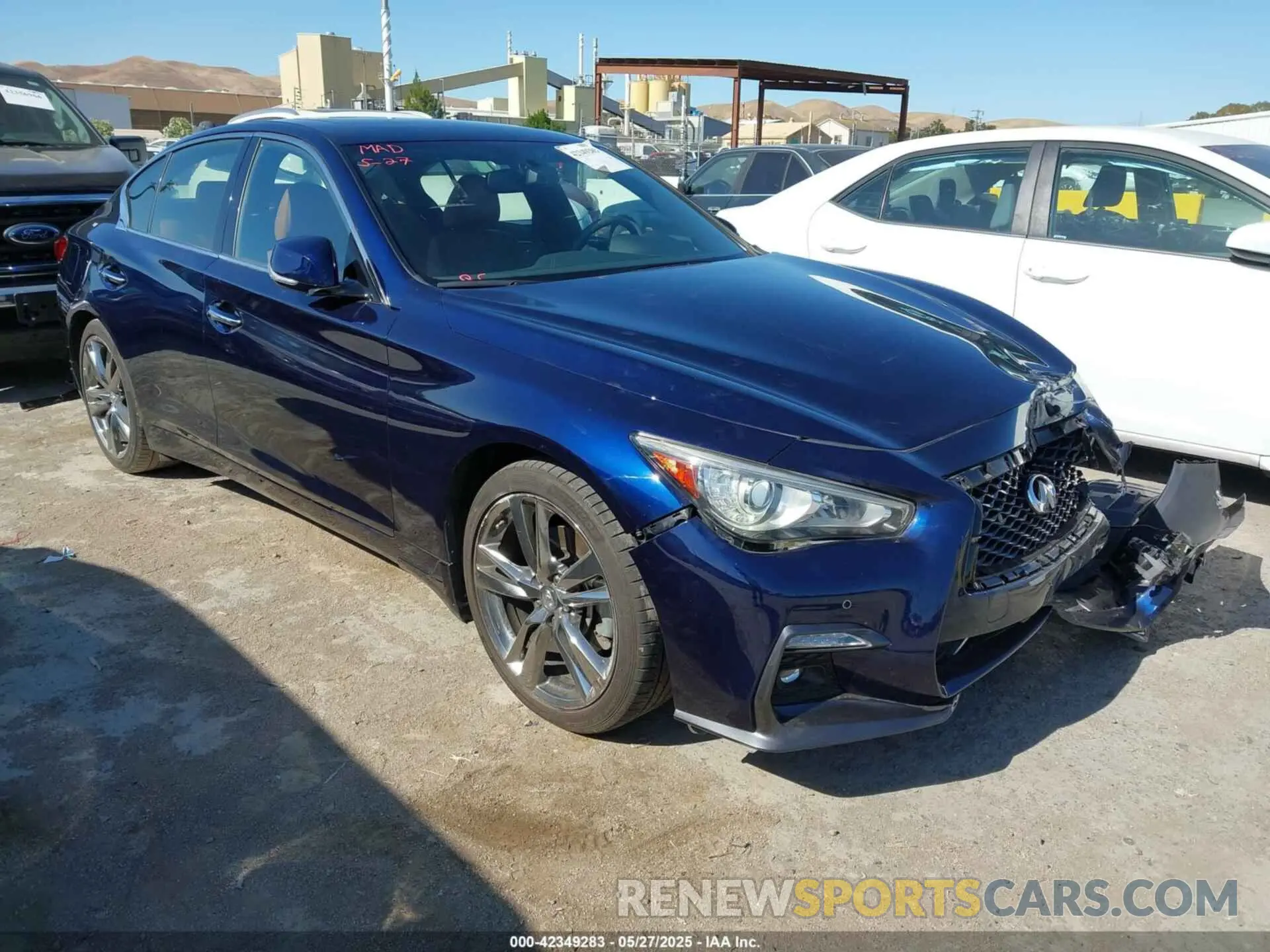 1 Photograph of a damaged car JN1EV7CP3MM707717 INFINITI Q50 2021