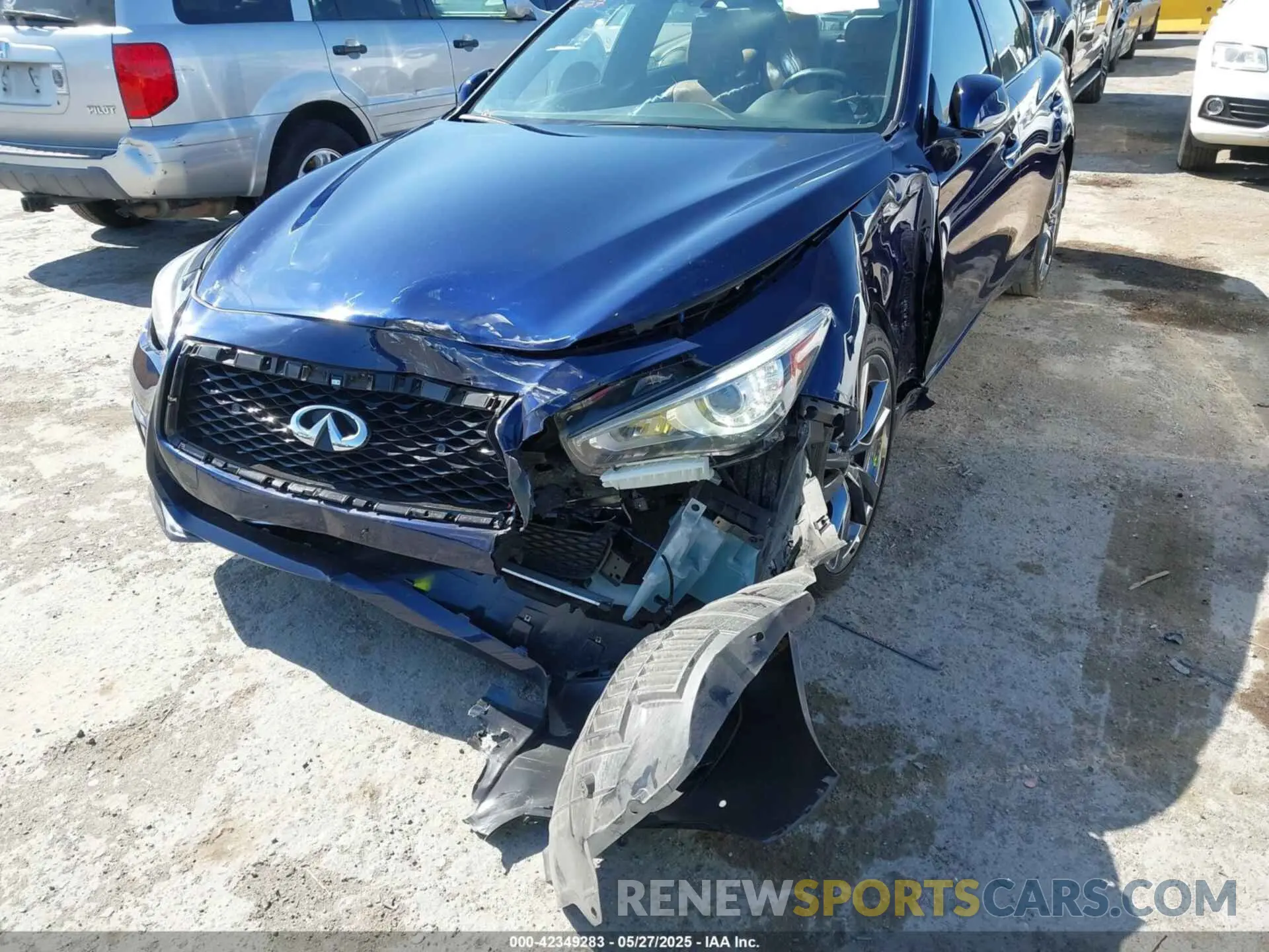 6 Photograph of a damaged car JN1EV7CP3MM707717 INFINITI Q50 2021