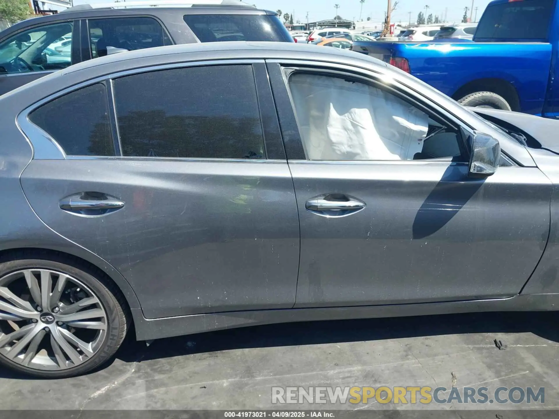 13 Photograph of a damaged car JN1EV7CP9MM702179 INFINITI Q50 2021