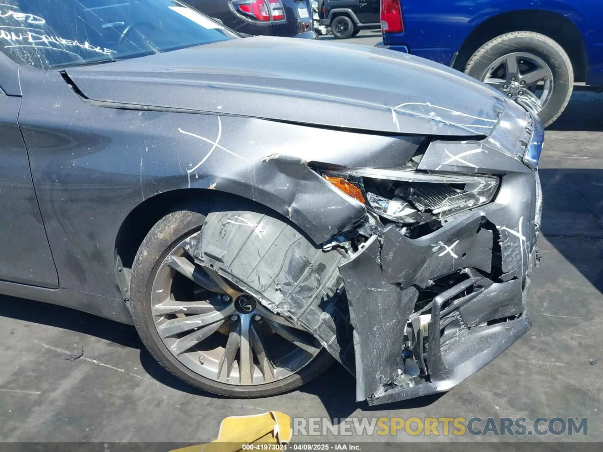 6 Photograph of a damaged car JN1EV7CP9MM702179 INFINITI Q50 2021
