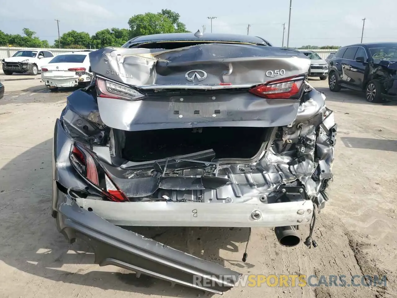6 Photograph of a damaged car JN1EV7CP9MM703669 INFINITI Q50 2021