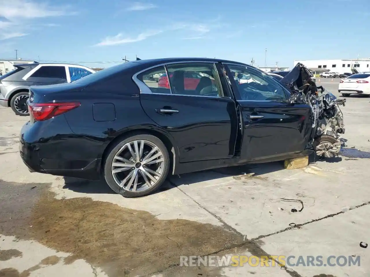 3 Photograph of a damaged car JN1EV7CPXMM700442 INFINITI Q50 2021