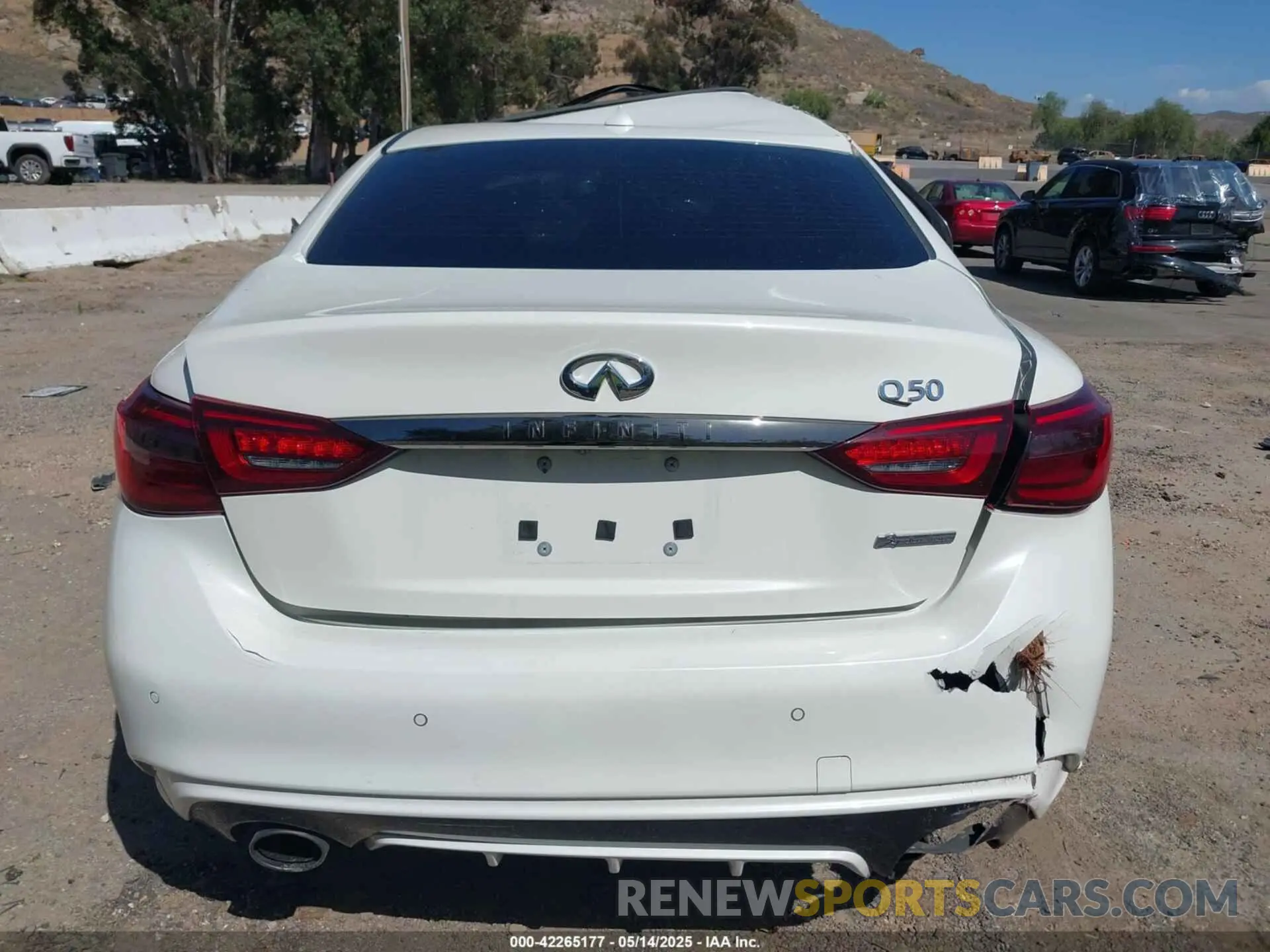 15 Photograph of a damaged car JN1EV7CPXMM706094 INFINITI Q50 2021