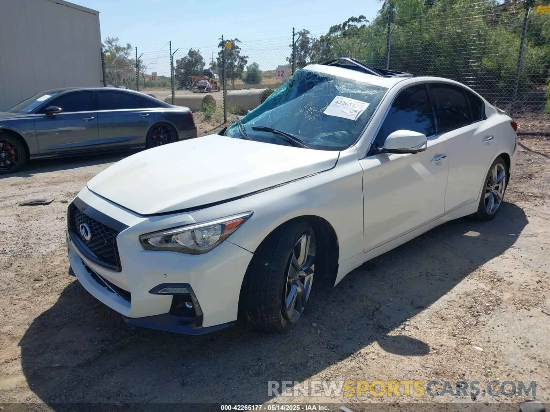 2 Photograph of a damaged car JN1EV7CPXMM706094 INFINITI Q50 2021