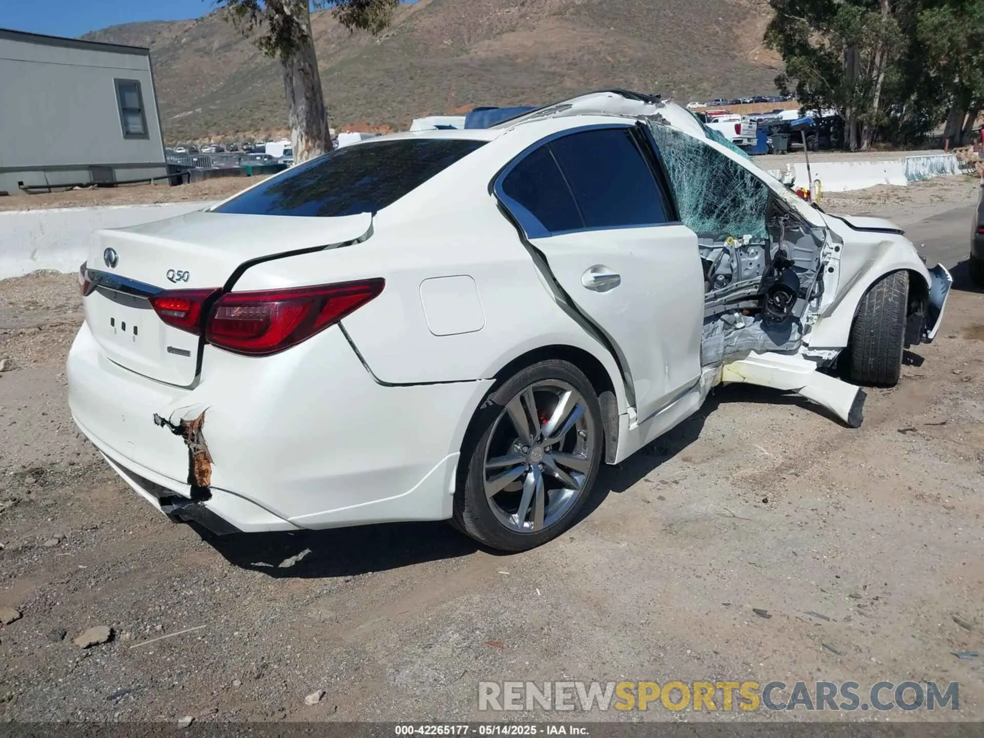 4 Photograph of a damaged car JN1EV7CPXMM706094 INFINITI Q50 2021