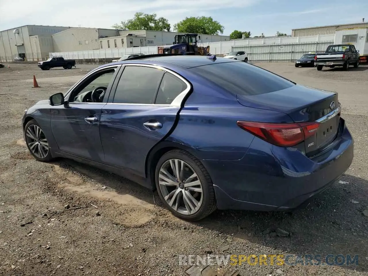 2 Photograph of a damaged car JN1EV7CR1MM752513 INFINITI Q50 2021