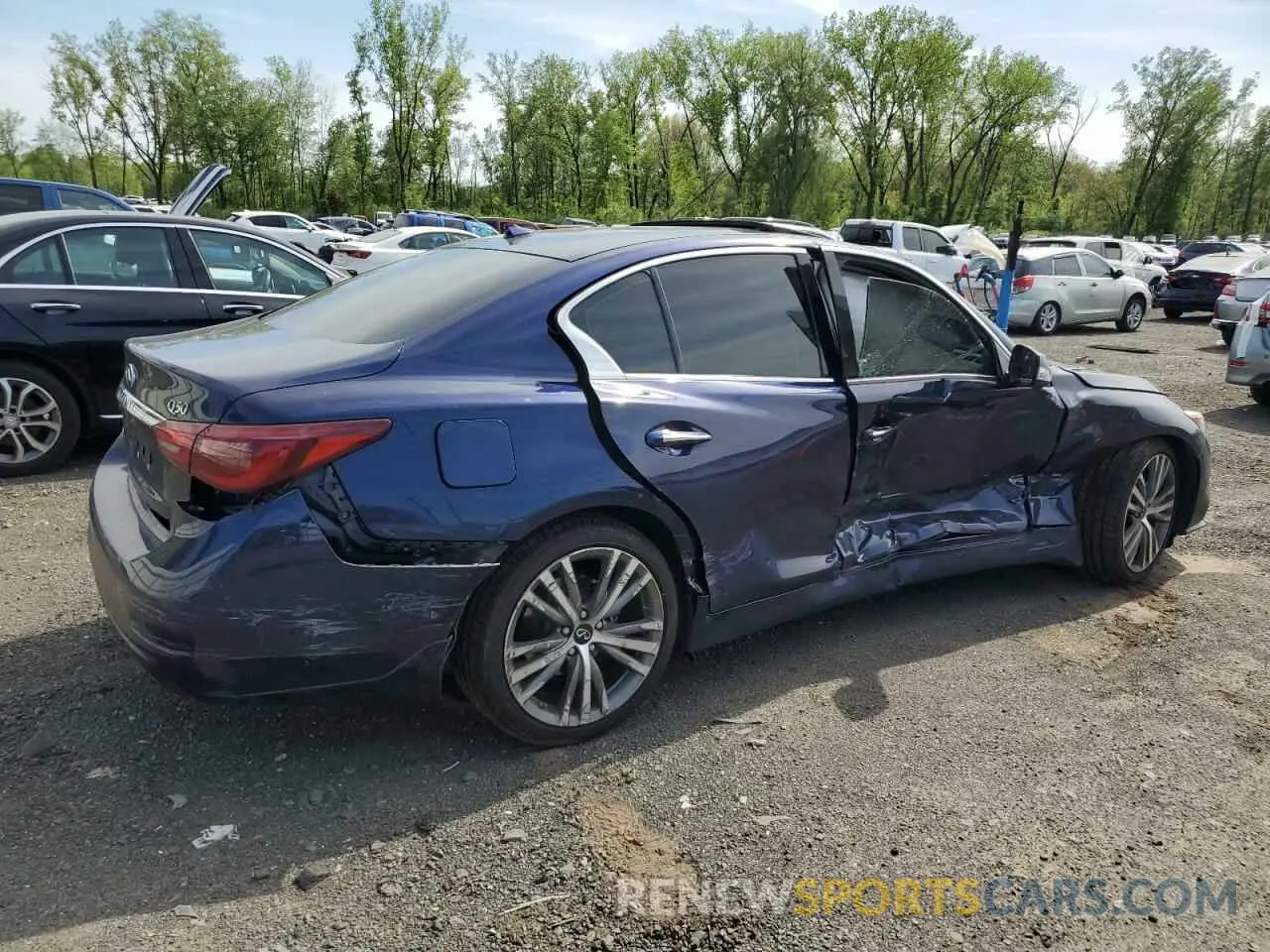 3 Photograph of a damaged car JN1EV7CR1MM752513 INFINITI Q50 2021
