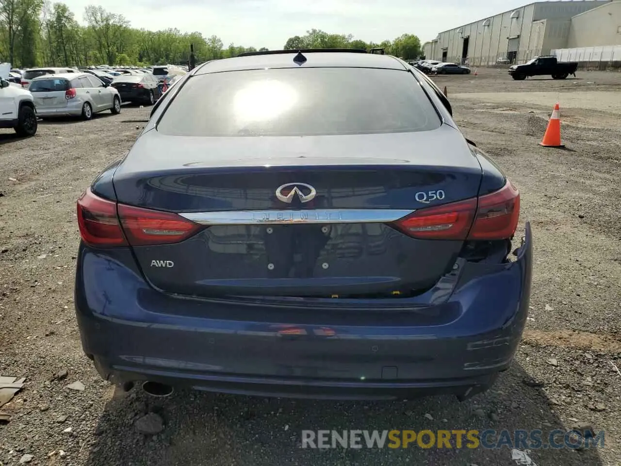 6 Photograph of a damaged car JN1EV7CR1MM752513 INFINITI Q50 2021