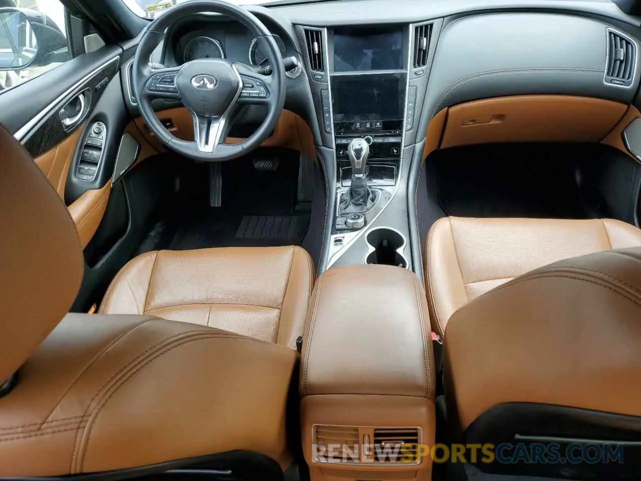 8 Photograph of a damaged car JN1EV7CR2MM755372 INFINITI Q50 2021