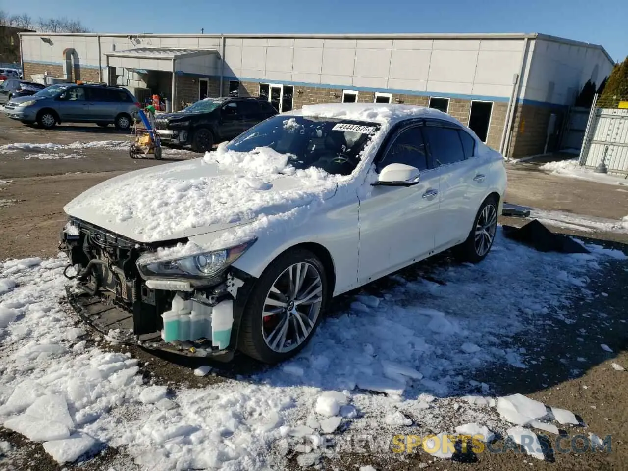 1 Photograph of a damaged car JN1EV7CR7MM751141 INFINITI Q50 2021