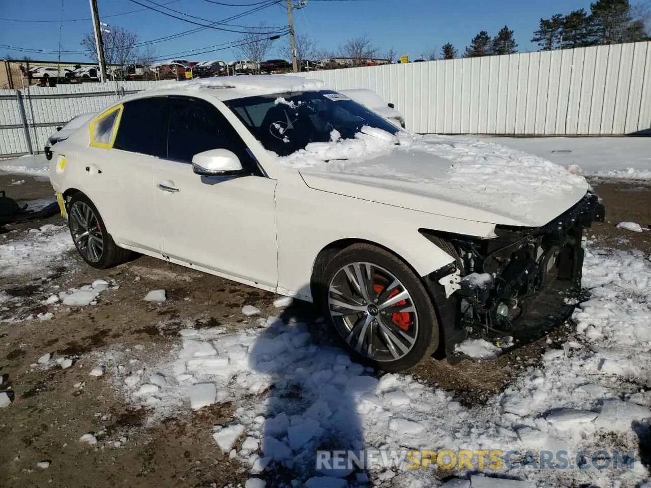 4 Photograph of a damaged car JN1EV7CR7MM751141 INFINITI Q50 2021