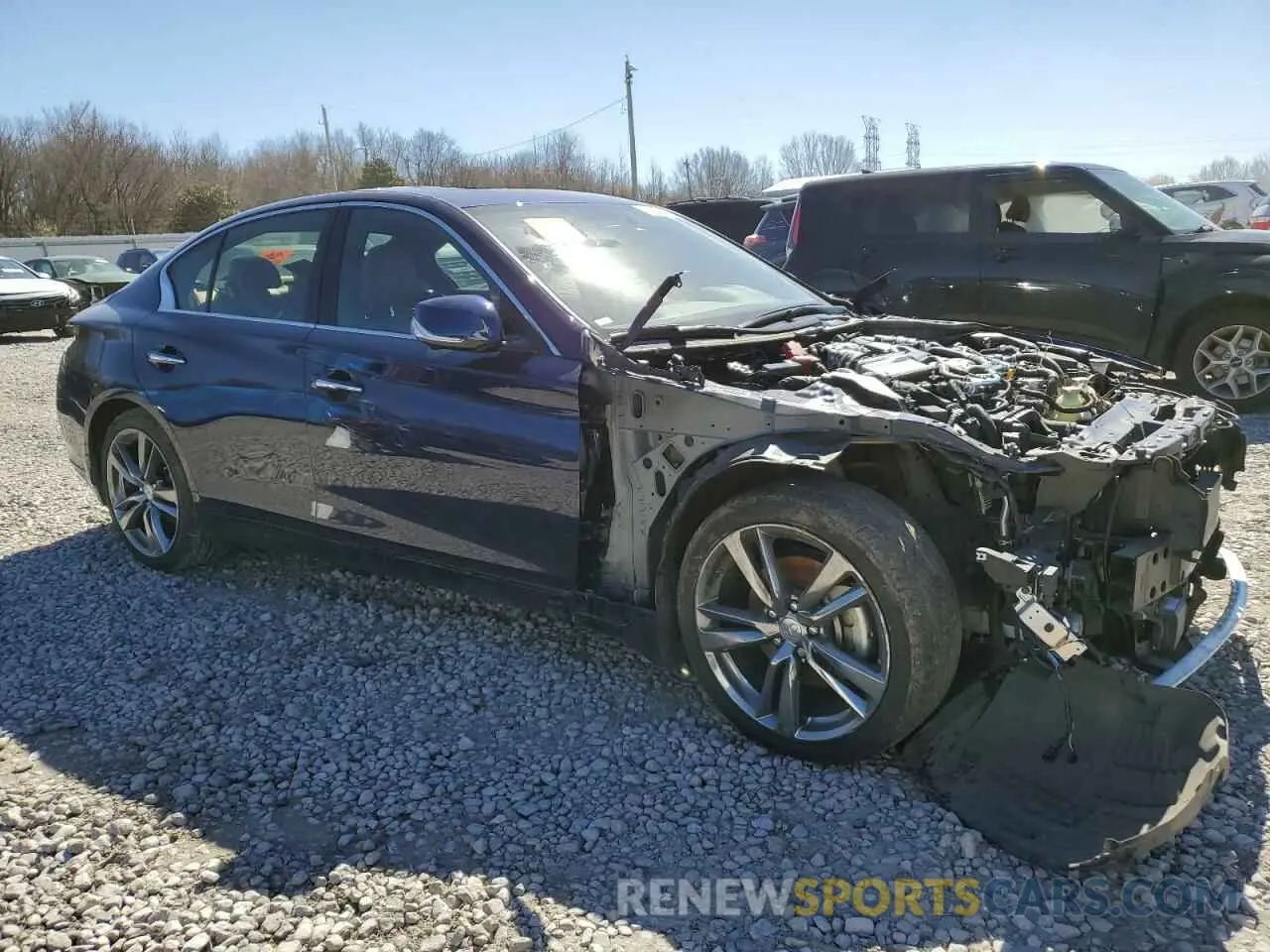 4 Photograph of a damaged car JN1EV7CR7MM756016 INFINITI Q50 2021