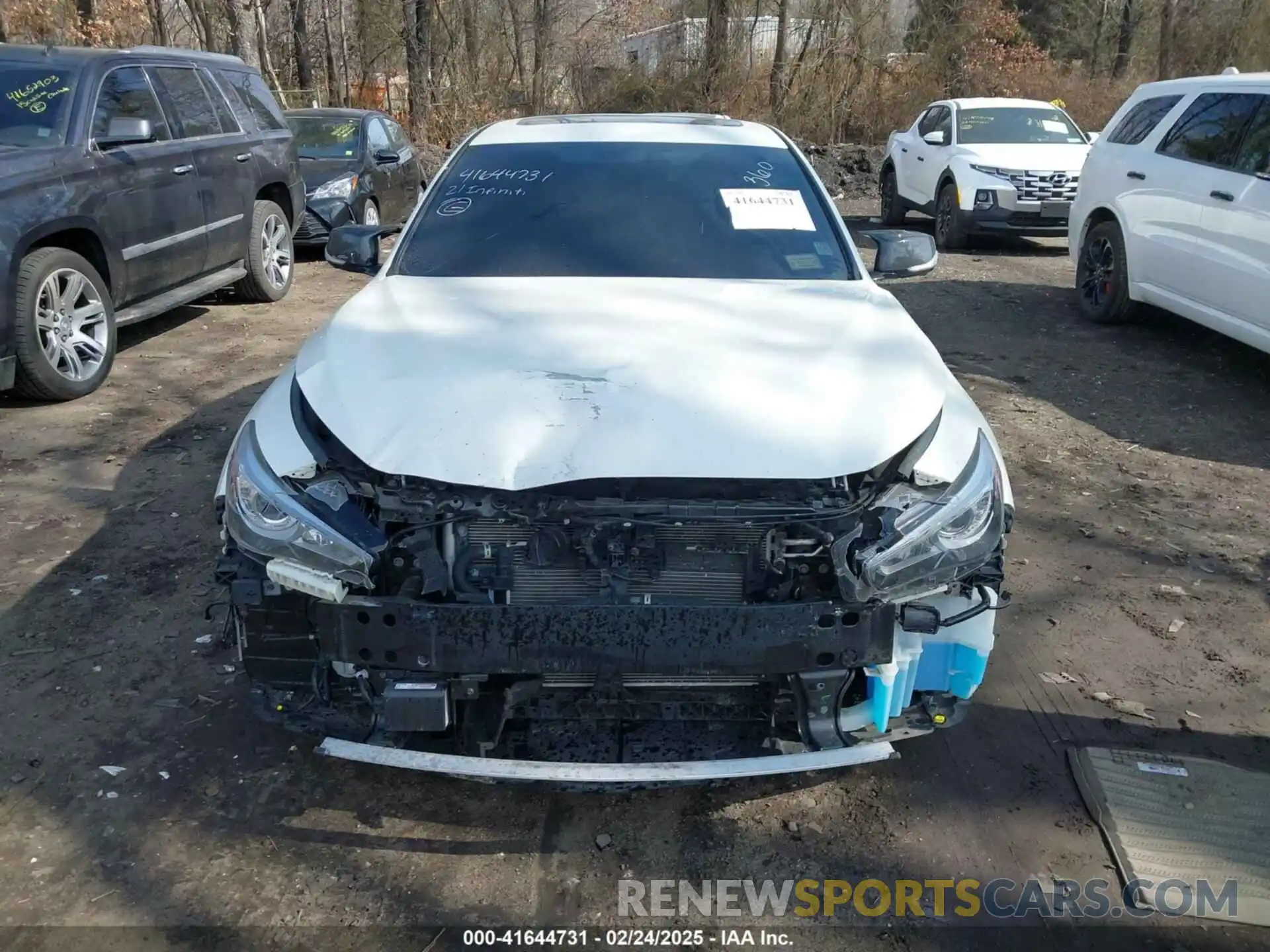 12 Photograph of a damaged car JN1EV7CRXMM750159 INFINITI Q50 2021