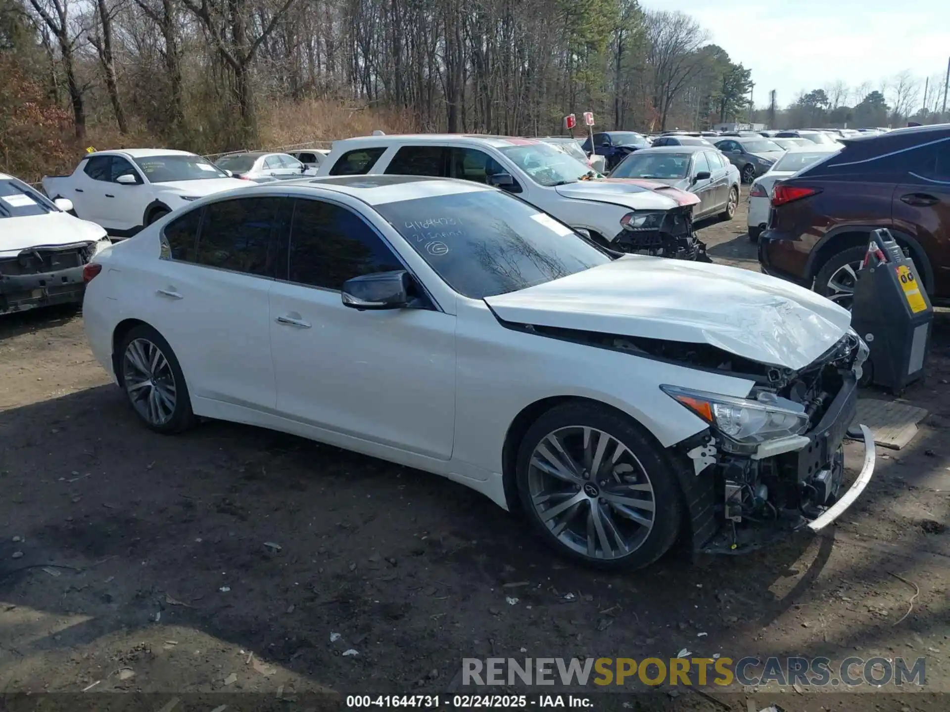 13 Photograph of a damaged car JN1EV7CRXMM750159 INFINITI Q50 2021