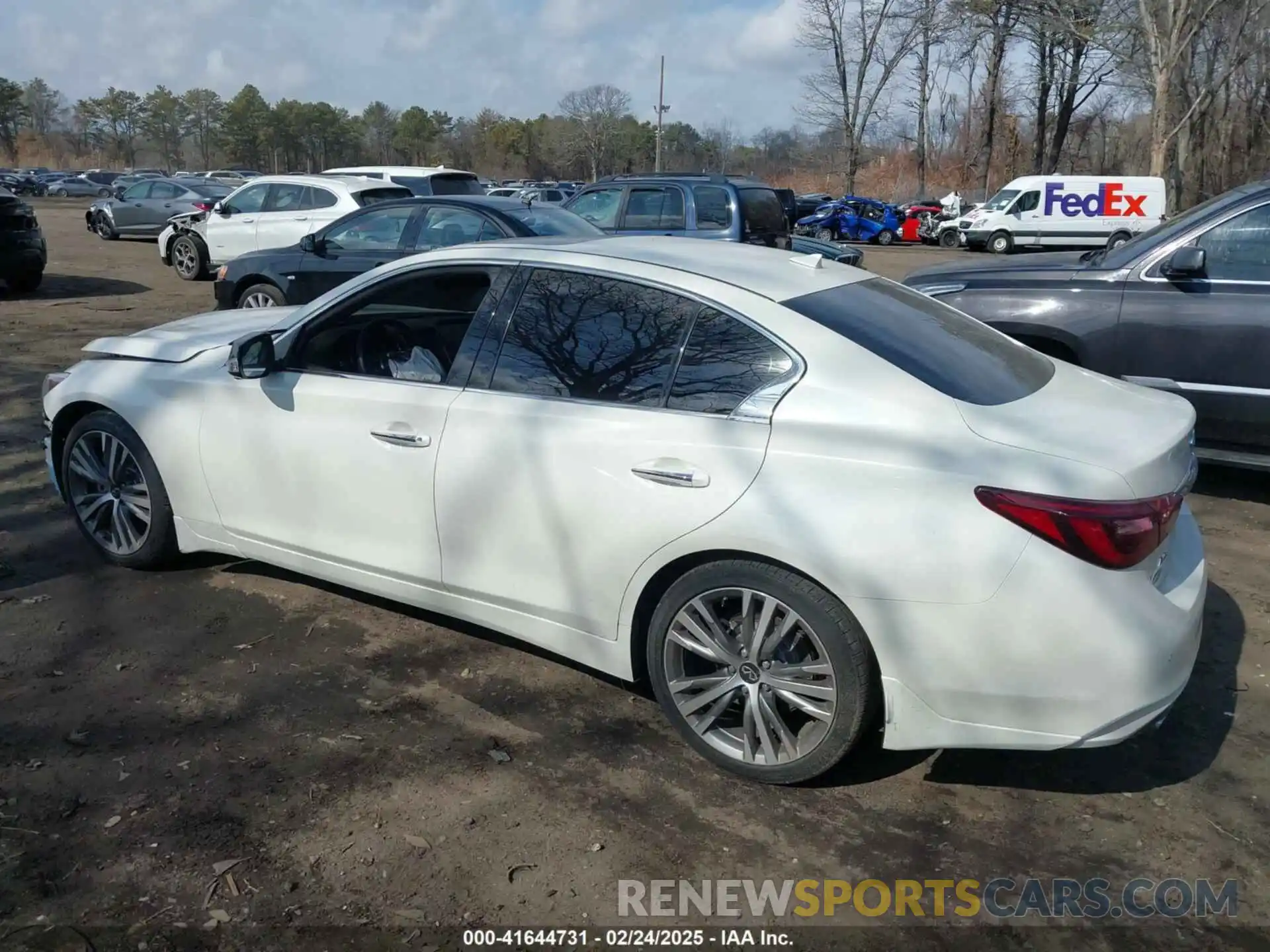 14 Photograph of a damaged car JN1EV7CRXMM750159 INFINITI Q50 2021