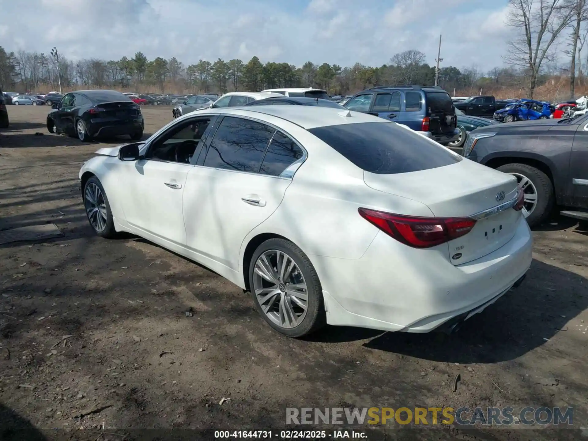 3 Photograph of a damaged car JN1EV7CRXMM750159 INFINITI Q50 2021