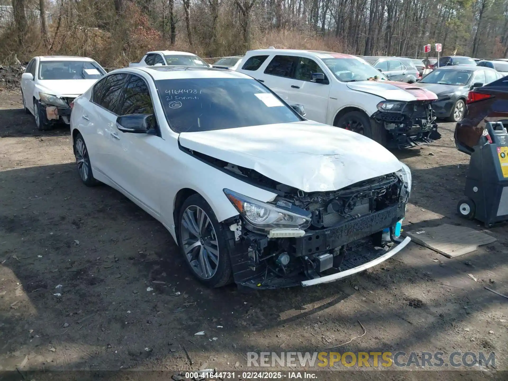 6 Photograph of a damaged car JN1EV7CRXMM750159 INFINITI Q50 2021