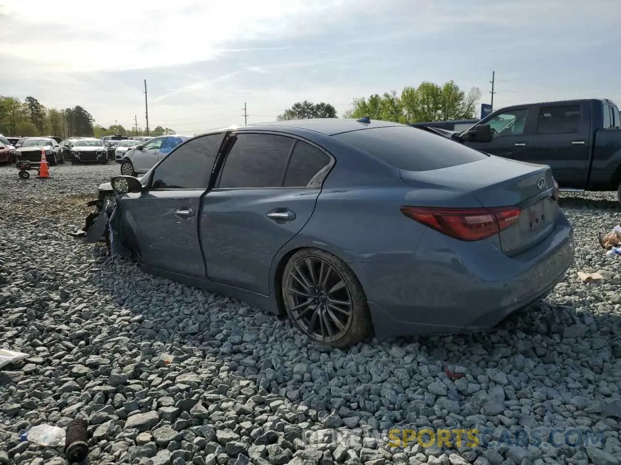 2 Photograph of a damaged car JN1FV7DP1MM850085 INFINITI Q50 2021