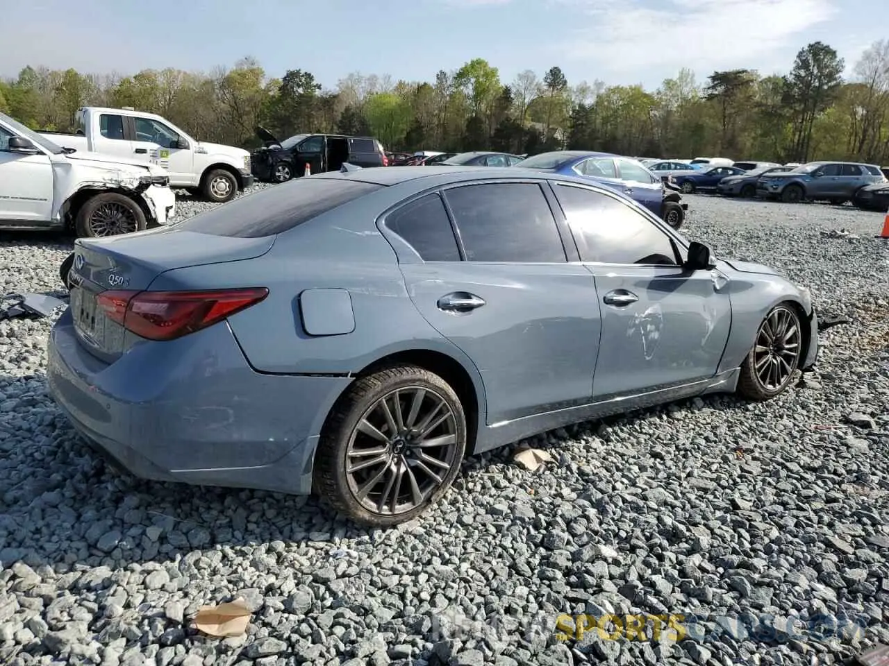 3 Photograph of a damaged car JN1FV7DP1MM850085 INFINITI Q50 2021