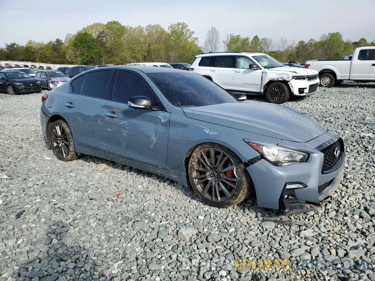 4 Photograph of a damaged car JN1FV7DP1MM850085 INFINITI Q50 2021