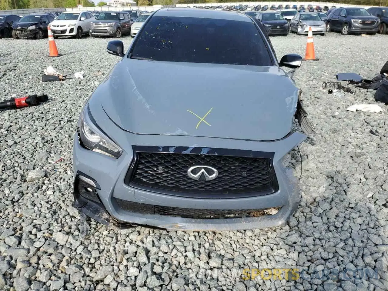 5 Photograph of a damaged car JN1FV7DP1MM850085 INFINITI Q50 2021