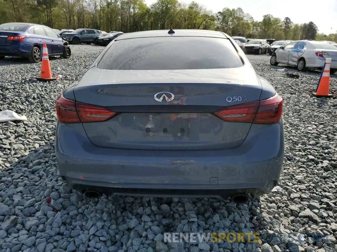 6 Photograph of a damaged car JN1FV7DP1MM850085 INFINITI Q50 2021