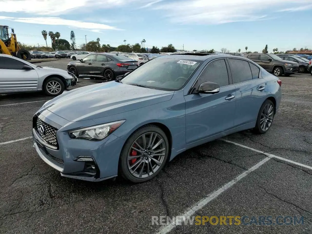 1 Photograph of a damaged car JN1FV7DP5MM850476 INFINITI Q50 2021