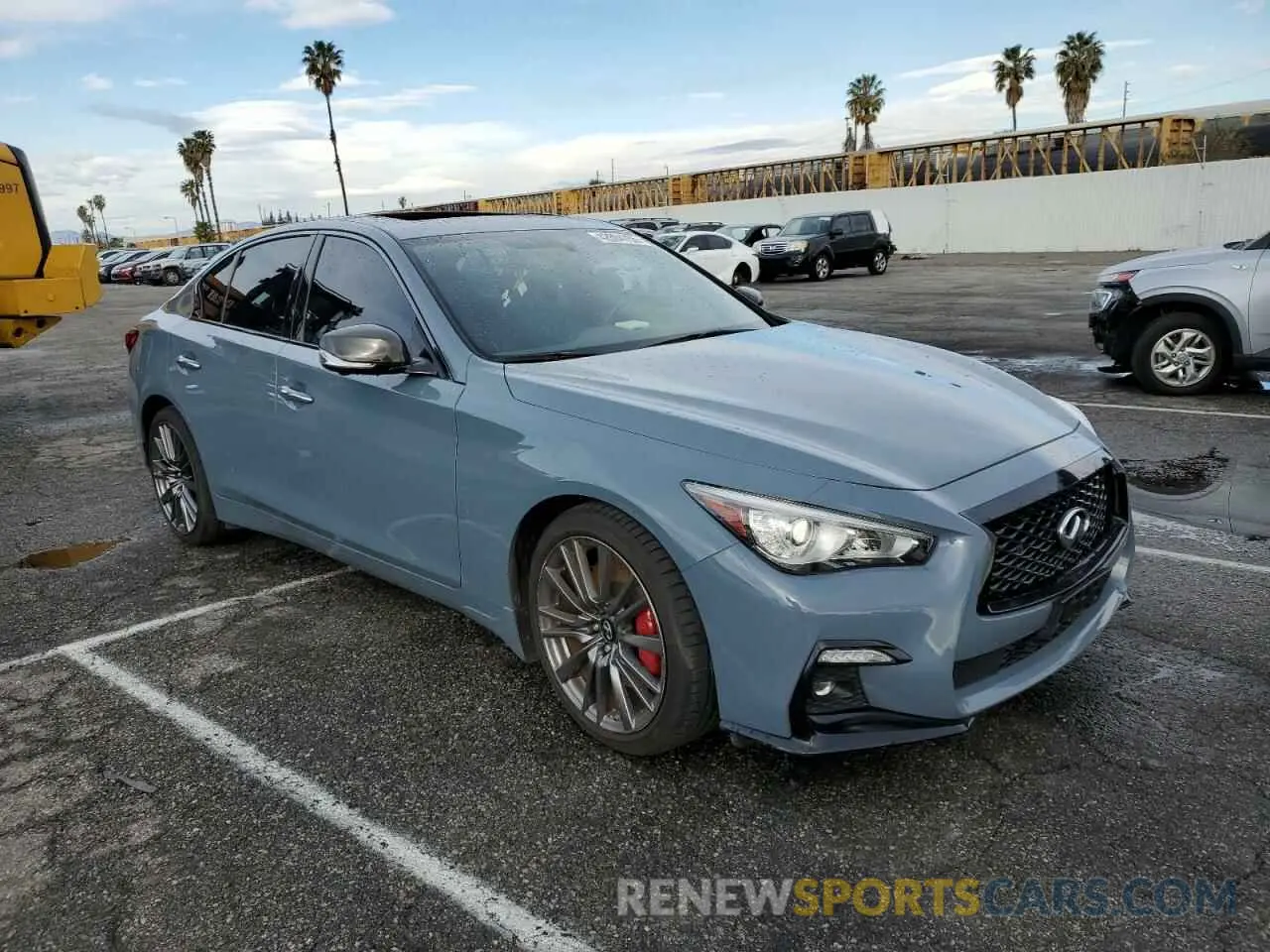 4 Photograph of a damaged car JN1FV7DP5MM850476 INFINITI Q50 2021
