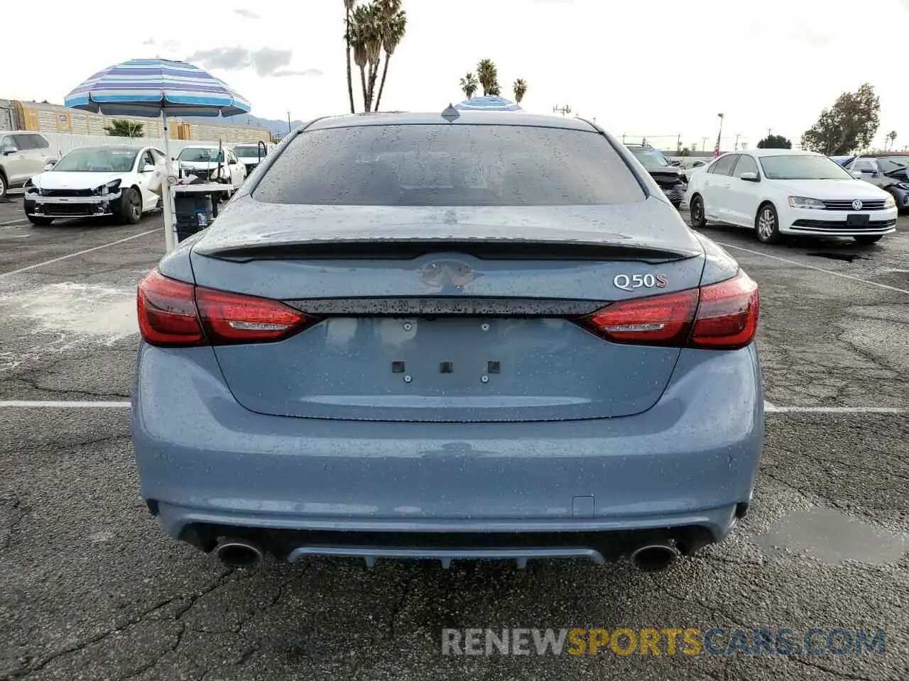 6 Photograph of a damaged car JN1FV7DP5MM850476 INFINITI Q50 2021