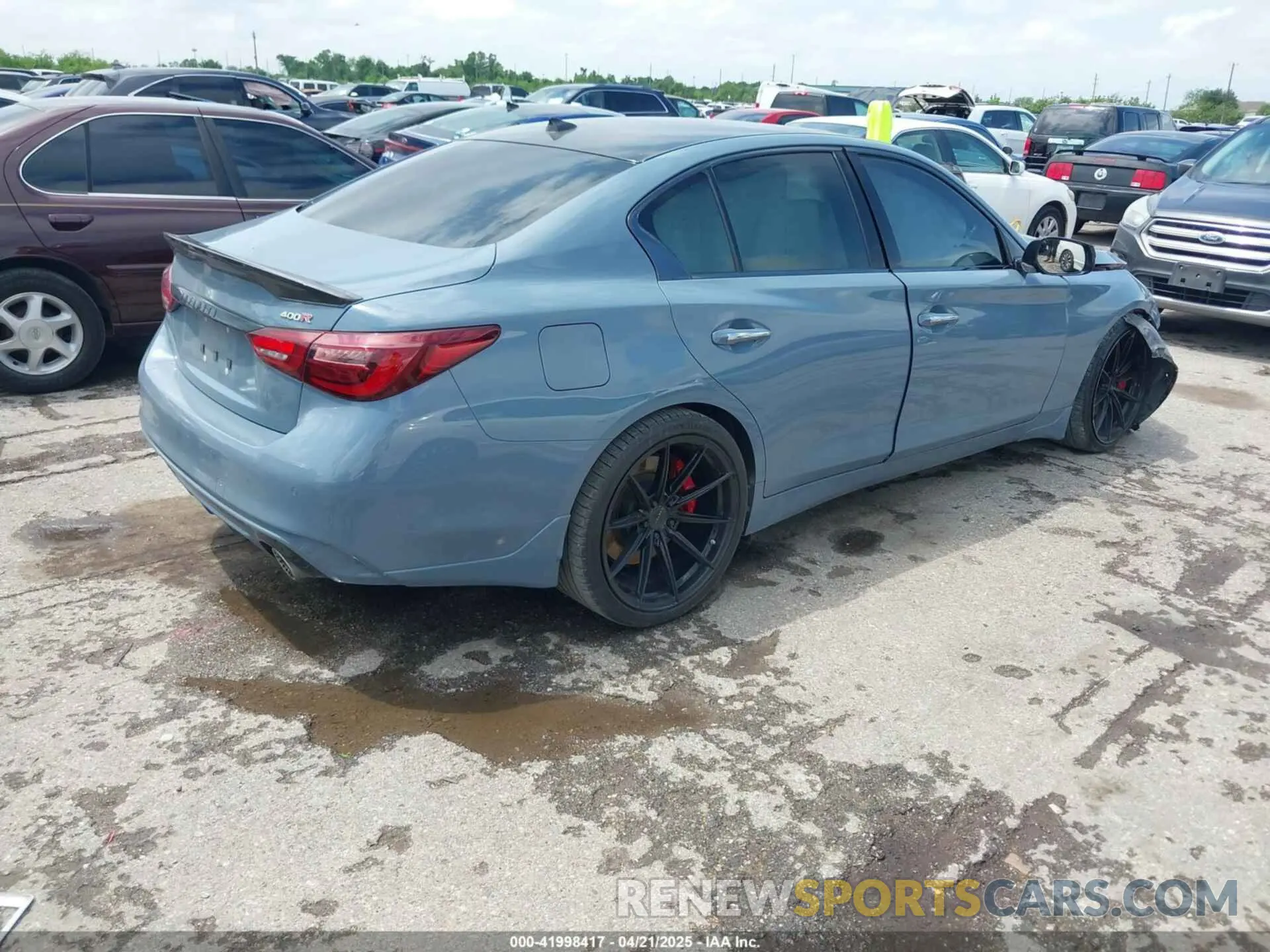 4 Photograph of a damaged car JN1FV7DP5MM850509 INFINITI Q50 2021