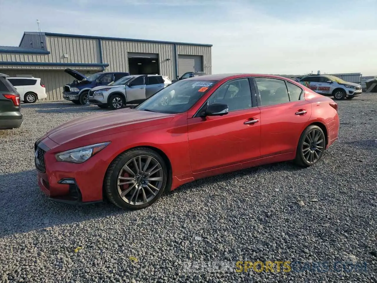1 Photograph of a damaged car JN1FV7DP8MM850097 INFINITI Q50 2021