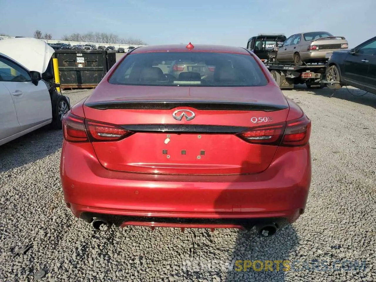6 Photograph of a damaged car JN1FV7DP8MM850097 INFINITI Q50 2021