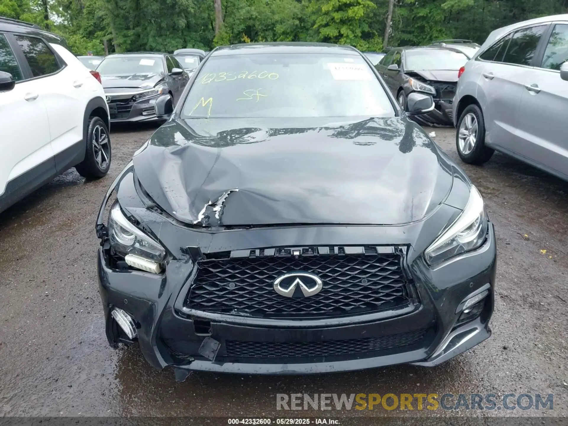 12 Photograph of a damaged car JN1FV7DP8MM850293 INFINITI Q50 2021