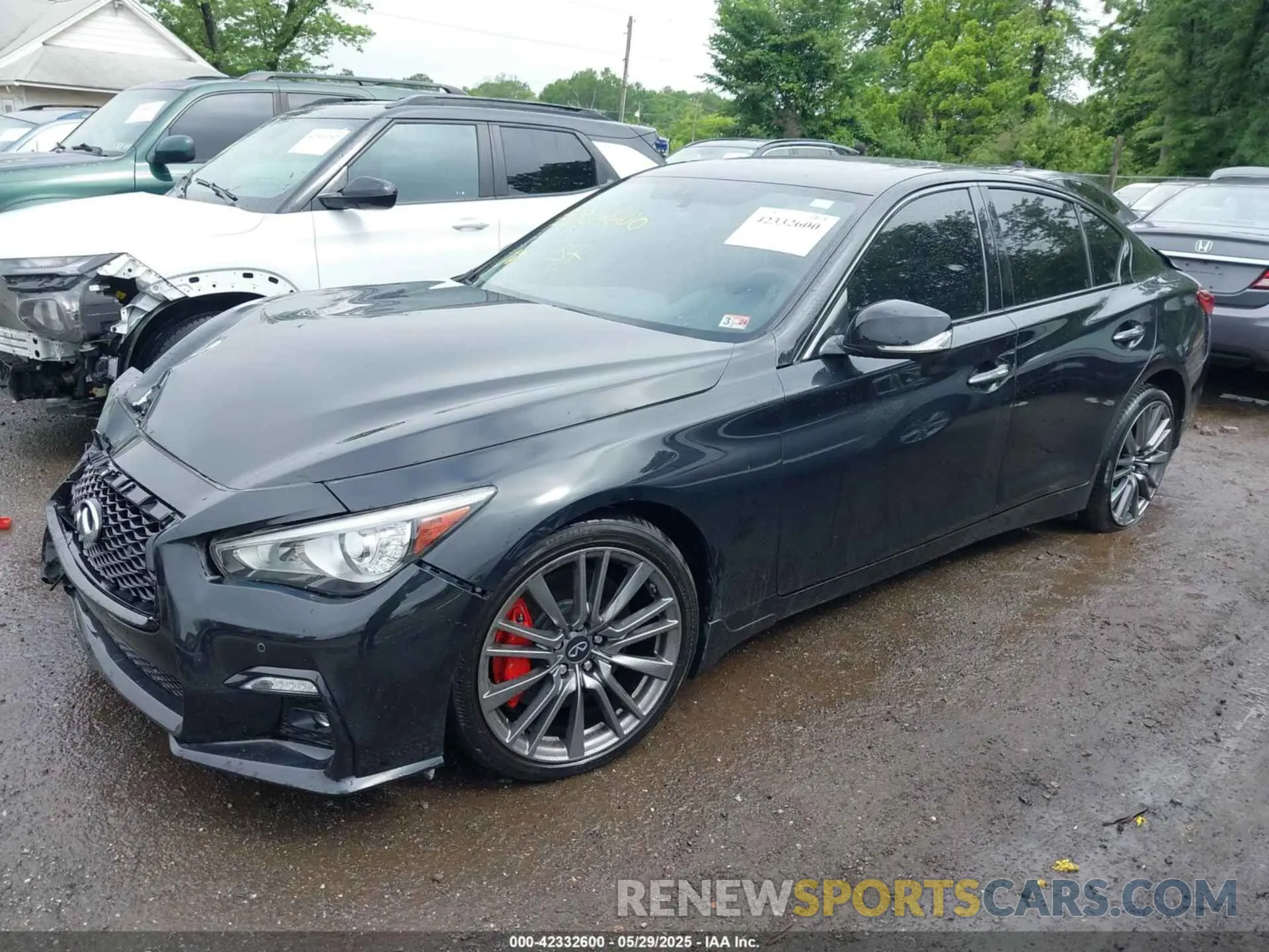 2 Photograph of a damaged car JN1FV7DP8MM850293 INFINITI Q50 2021