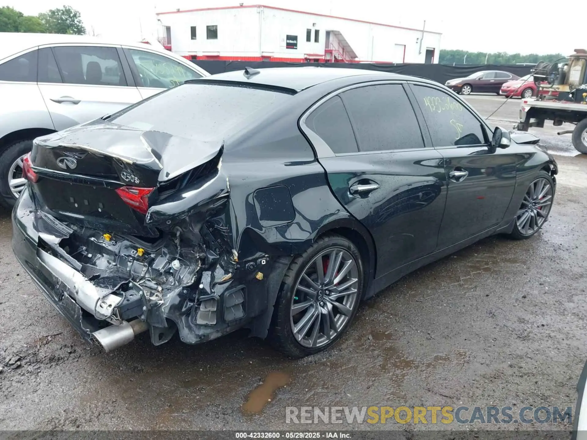 4 Photograph of a damaged car JN1FV7DP8MM850293 INFINITI Q50 2021