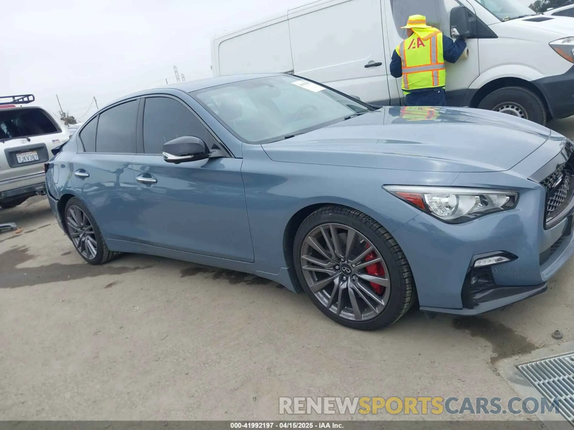 14 Photograph of a damaged car JN1FV7DP8MM850486 INFINITI Q50 2021