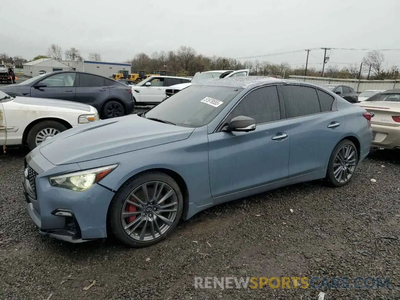 1 Photograph of a damaged car JN1FV7DR0MM880647 INFINITI Q50 2021