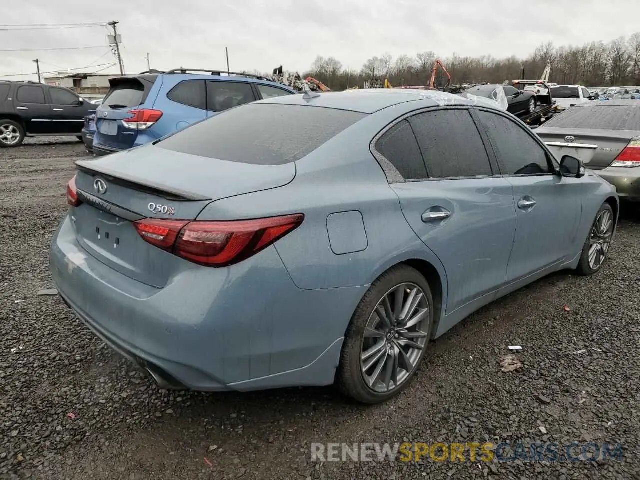 3 Photograph of a damaged car JN1FV7DR0MM880647 INFINITI Q50 2021