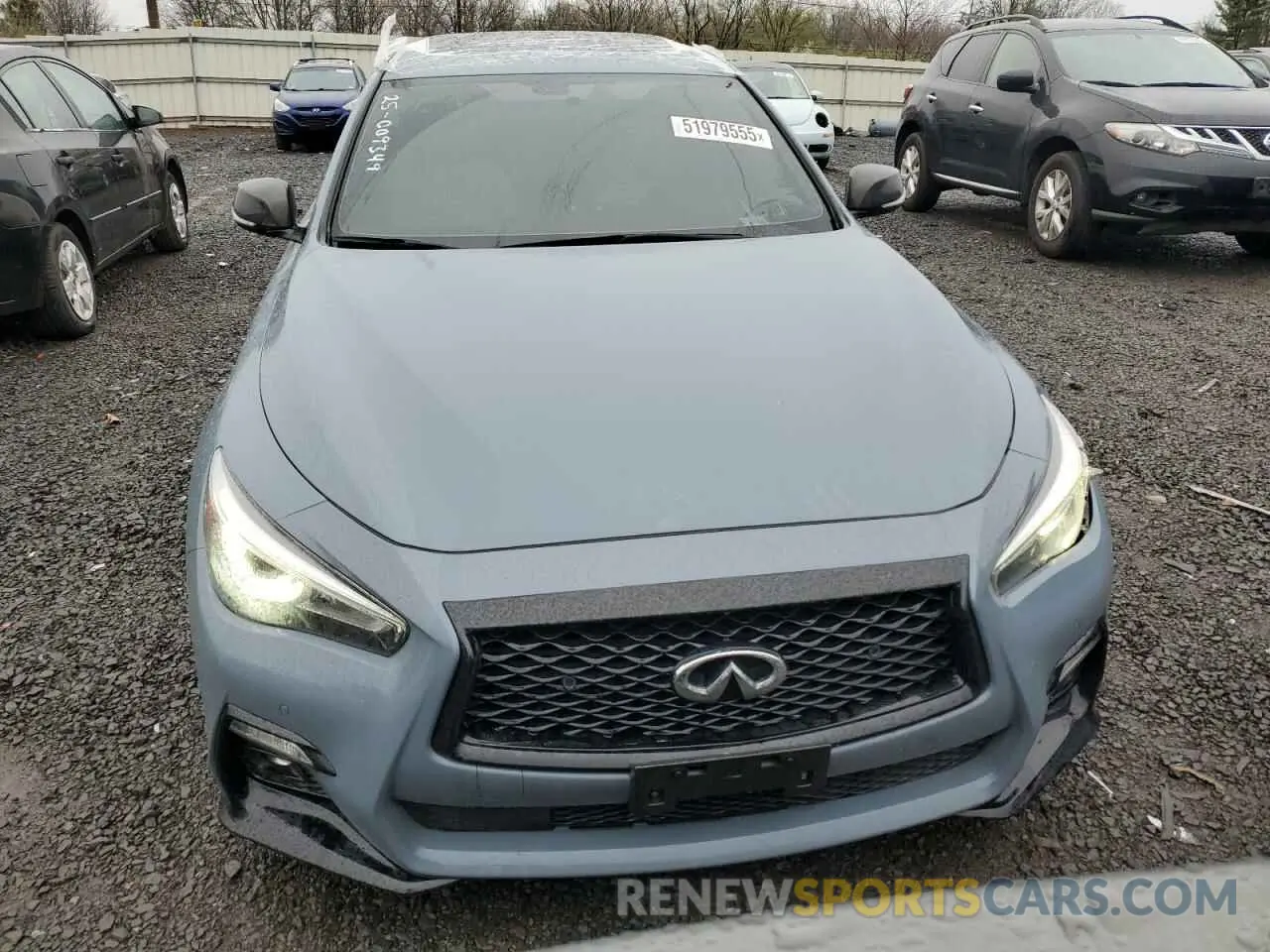 5 Photograph of a damaged car JN1FV7DR0MM880647 INFINITI Q50 2021